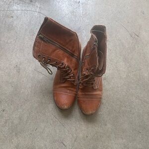 Leather boots. Size 8.5. Worn